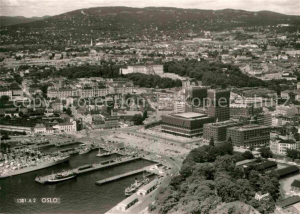 Oslo Norwegen Fliegeraufnahme