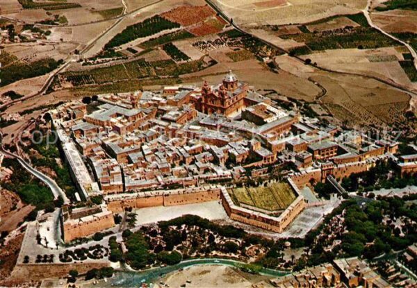 Mdina Malta Fliegeraufnahme