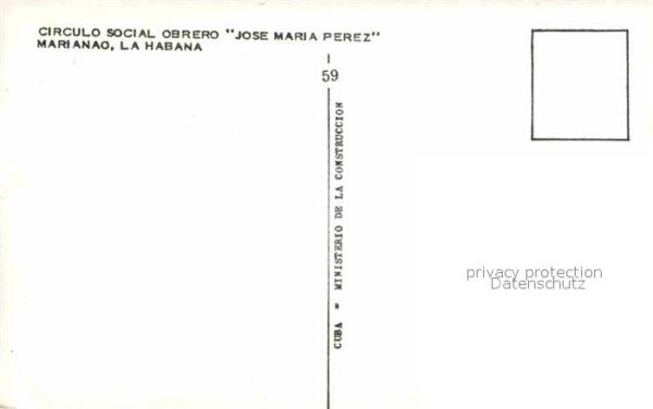 Habana La Circulo Social Obrero Jose Maria Perez – Bild 2