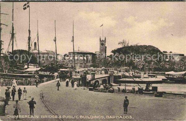 Barbados Chamberlain Bridge and Public Buildings