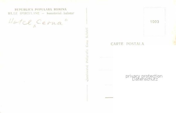 Baile Herculane Hotel Cerna Sanatoriul balnear – Bild 2