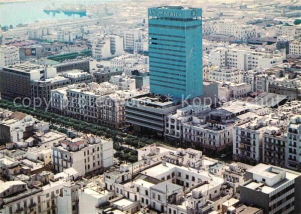 Tunis Vue aerienne de la ville moderne