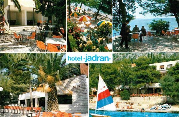 Trogir Trau Hotel Jadran Terrasse Strand