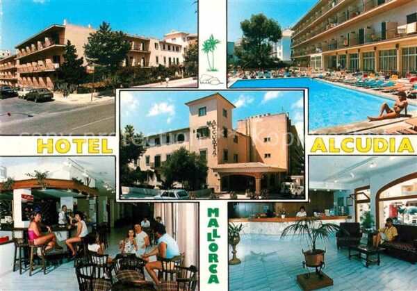 Puerto Alcudia Mallorca Hotel Alcudia Swimmingpool Bar Rezeptio