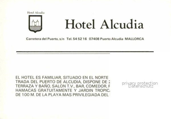 Puerto Alcudia Mallorca Hotel Alcudia Swimmingpool Bar Rezeptio – Bild 2