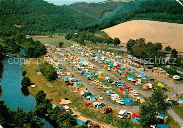 Vianden Camping du Moulin Fliegeraufnahme