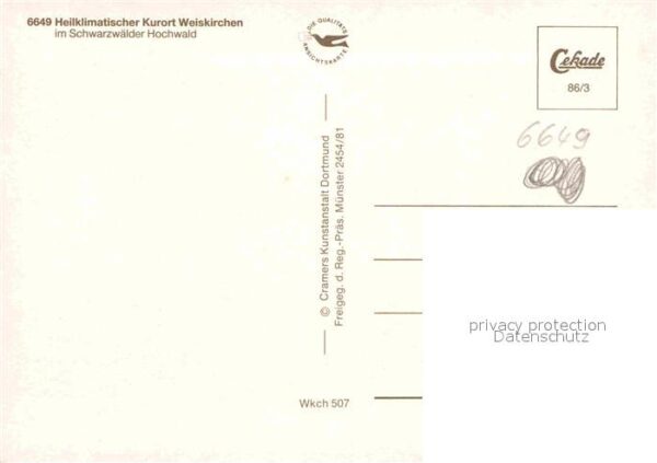 Weiskirchen Schwarzwald Fliegeraufnahme – Bild 2