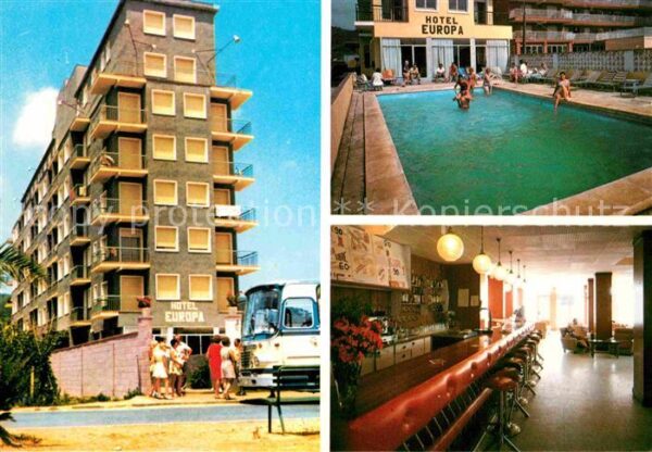 Malgrat de Mar Hotel Europa Swimmingpool Bar