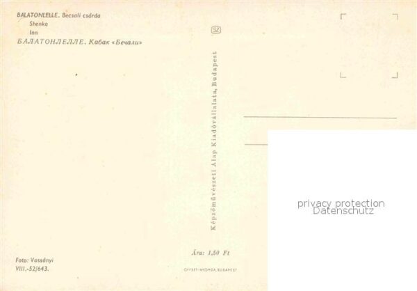 Balatonlelle Becsali csarda Shenke – Bild 2