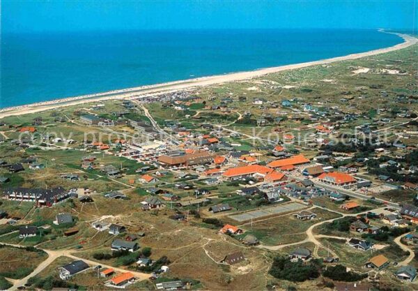 Henne Strand Fliegeraufnahme