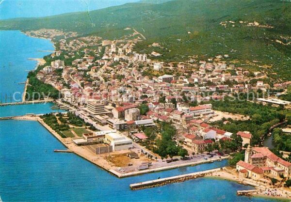 Crikvenica Kroatien Fliegeraufnahme