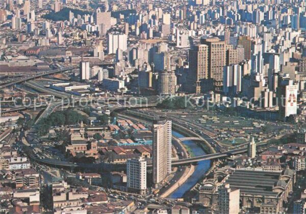 São Paulo Fliegeraufnahme Parque D. Pedro II