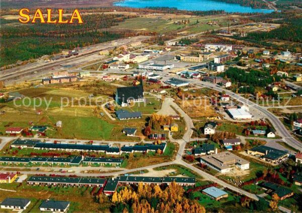 Salla Finland Fliegeraufnahme