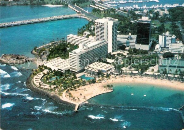 San Juan Saint George Caribe Hilton International Fliegeraufn