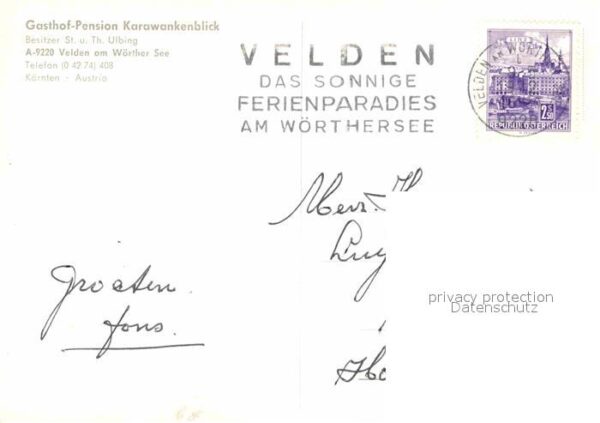Velden Woerthersee Gasthof Pension Karawankenblick – Bild 2