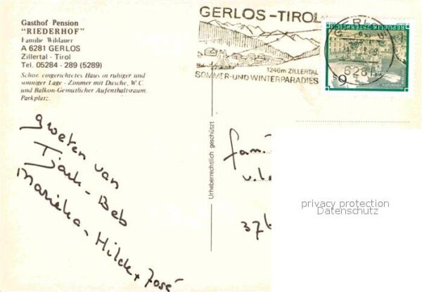 Gerlos Hotel Pension Riederhof – Bild 2