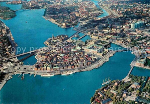 Stockholm Luftaufnahme