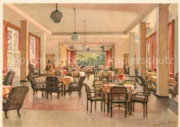 Bad Polzin Polczyn-Zdroj Sanatorium Deutscher Osten Künstlerkart