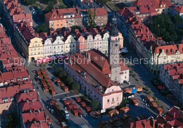 Bunzlau Niederschlesien Fliegeraufnahme