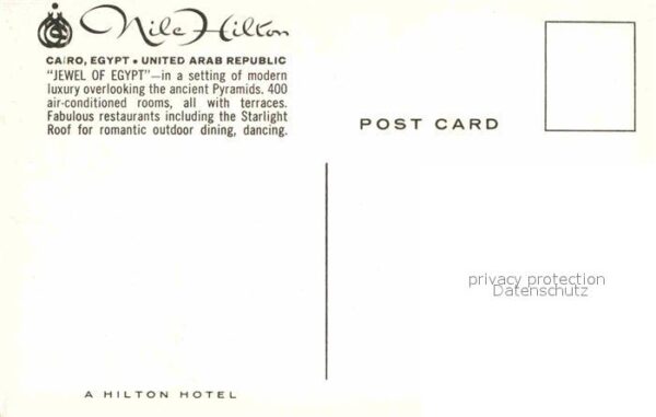 Cairo Egypt Hilton Hotel – Bild 2
