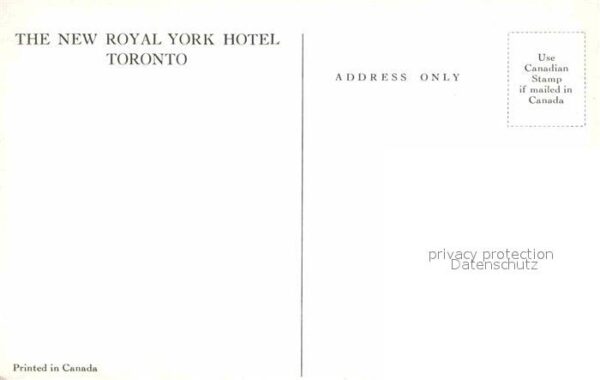 Toronto Canada Royal York Hotel – Bild 2