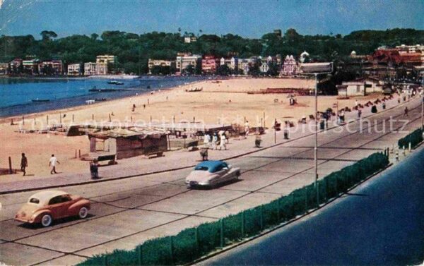 Bombay Mumbai Chowpatty Sea Face
