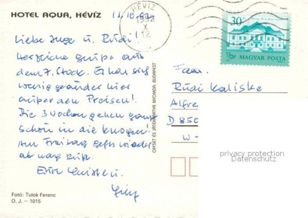 Heviz Hotel Aqua – Bild 2
