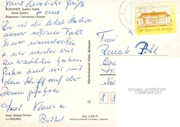 Budapest Gellert Szallo Hotel Gellert – Bild 2