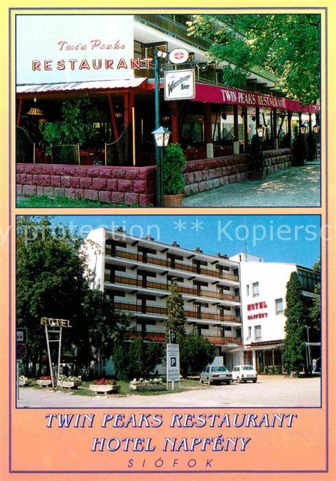 Siofok Twin Peaks Restaurant Hotel Napfeny