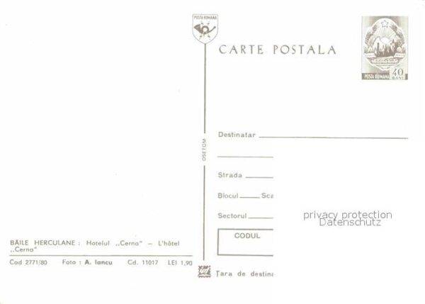 Baile Herculane Hotel Cerna – Bild 2