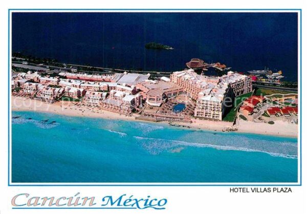 Cancun Fliegeraufnahme Hotel Villas Plaza