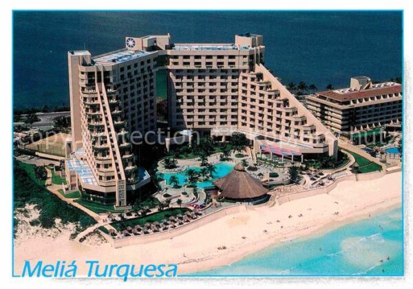 Cancun Fliegeraufnahme Hotel Melia Turquesa