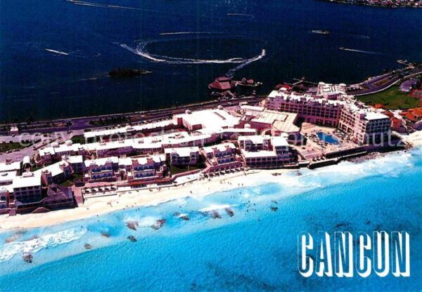 Cancun Fliegeraufnahme