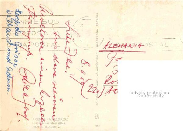 Arenal d en Castell Hotel Biarritz – Bild 2