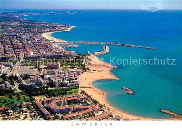Cambrils Fliegeraufnahme