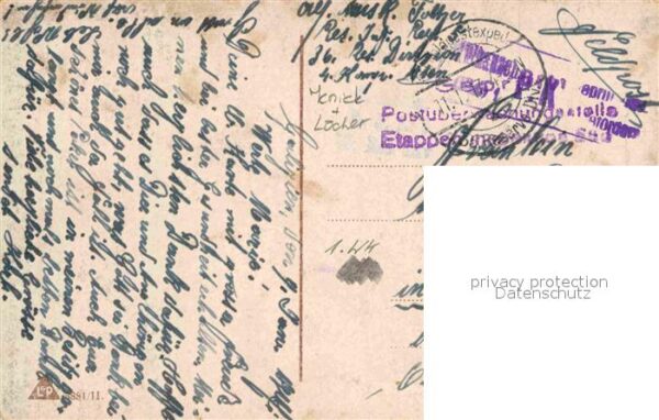 Militaria Poesie WK1 – Bild 2