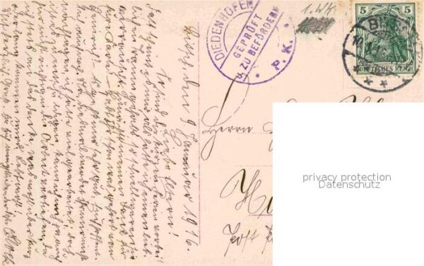 Militaria Poesie Der Kinder Gebet WK1 – Bild 2