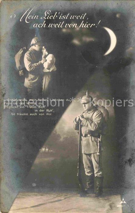 Militaria Poesie WK1