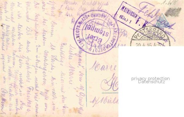 Militaria Regimente Husarenmut Poesie Pferd WK1 – Bild 2