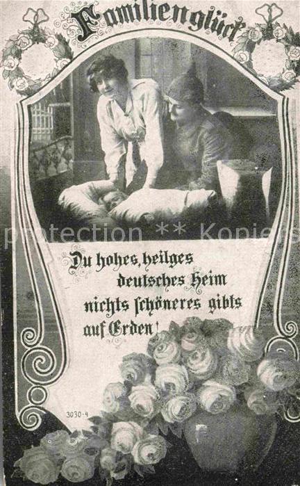 Militaria Poesie Familiengl?ck WK1