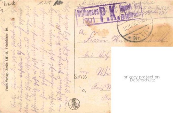 Militaria Poesie Des Kriegers Traum WK1 – Bild 2