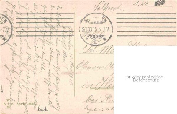 Militaria Poesie Patriotismus Soldaten im Felden Gewehr – Bild 2