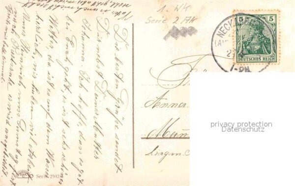 Militaria Poesie Tod WK1 – Bild 2