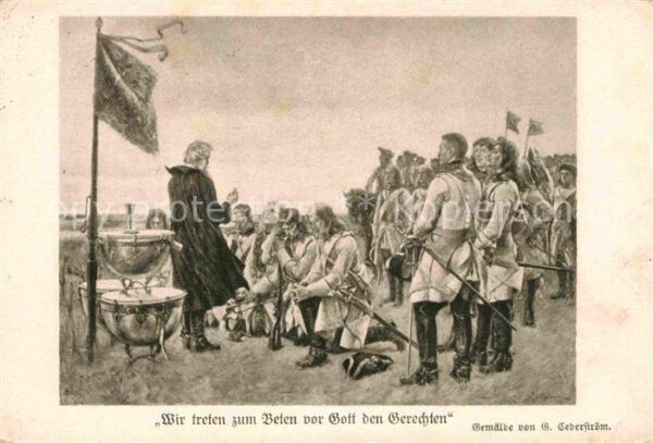 Militaria Religion Wir treten zum Beten  WK1