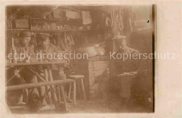 Militaria Soldatenleben WK1 Gruppenfoto