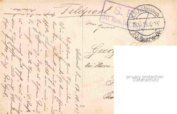 Militaria Soldatenleben WK1 Reserve Division 30 – Bild 2