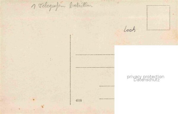 Militaria Telegraphie Bataillon 1 Soldat WK1 – Bild 2