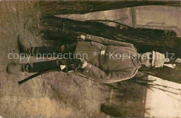 Militaria Telegraphie WK1 Soldat Säbel