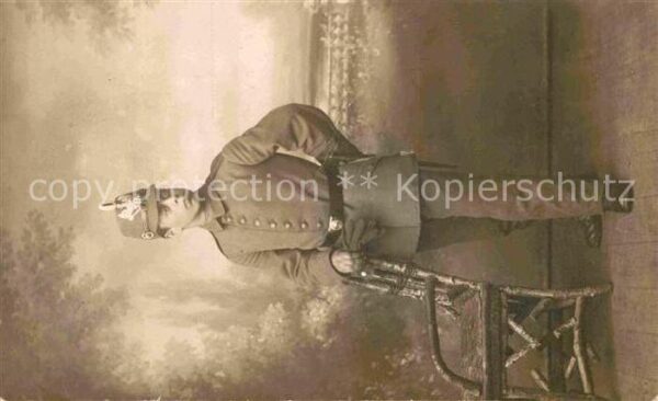 Militaria Telegraphie Soldat  4 telegrafen Bataillon WK1