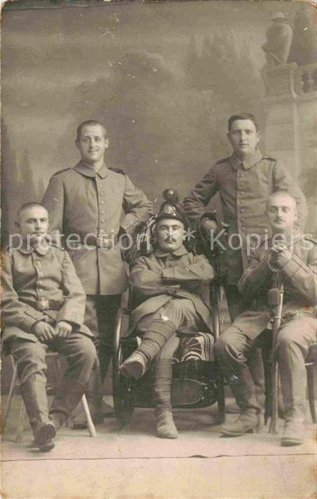 Militaria Telegraphie WK1 Gruppenfoto Telegrafen Koppel